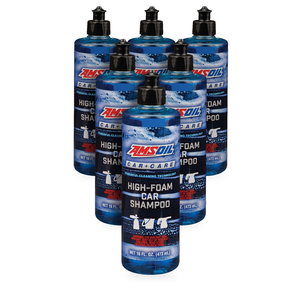 Kit 6 Botellas Shampoo Automotriz de Alta Espuma AMSOIL