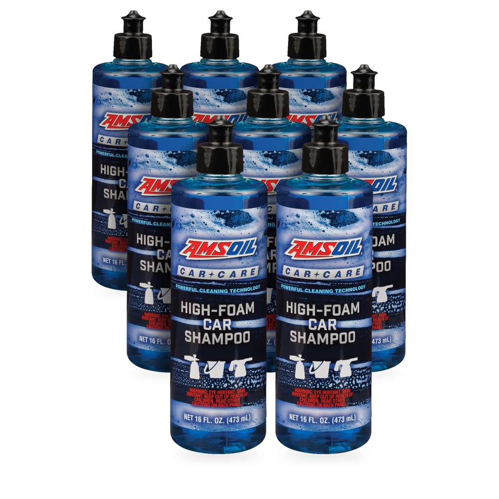 Kit 8 Botellas Shampoo Automotriz de Alta Espuma AMSOIL