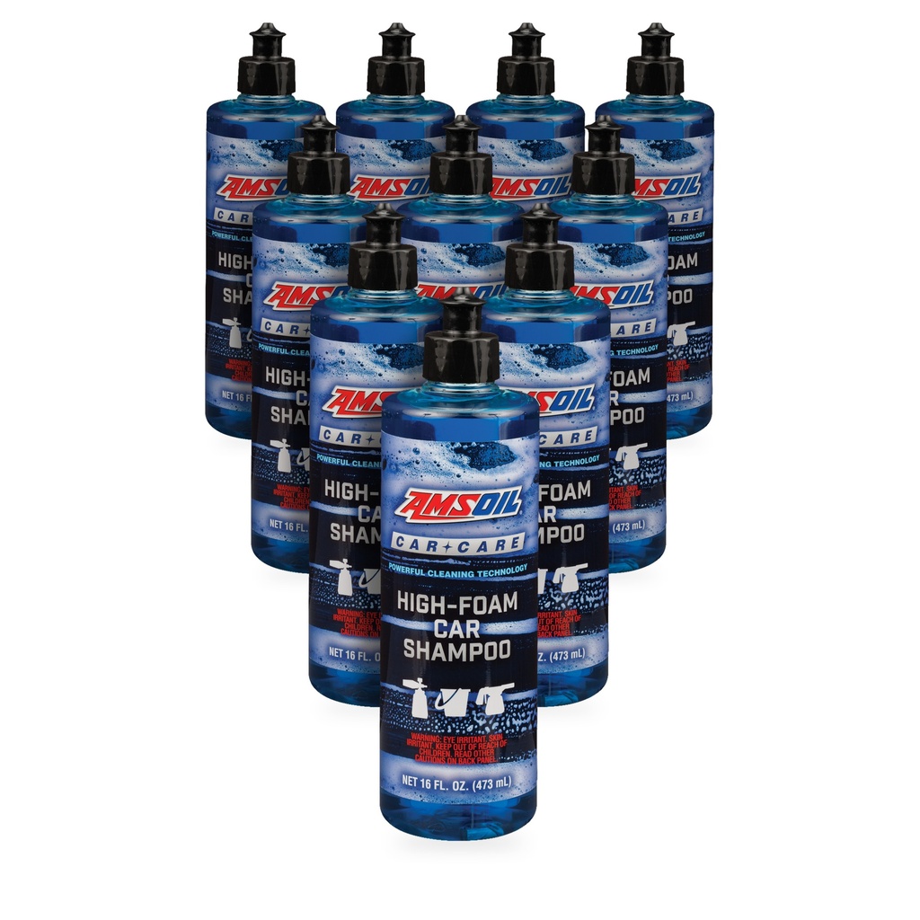 Kit 10 Botellas Shampoo Automotriz de Alta Espuma AMSOIL