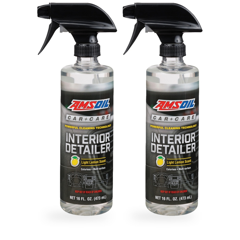 Kit 2 Botellas Limpiador de Interiores Aroma Limon AMSOIL