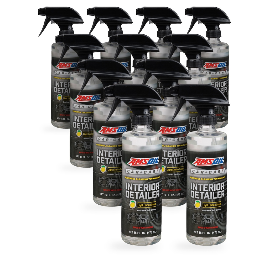 Kit 11 Botellas Limpiador de Interiores Aroma Limon AMSOIL