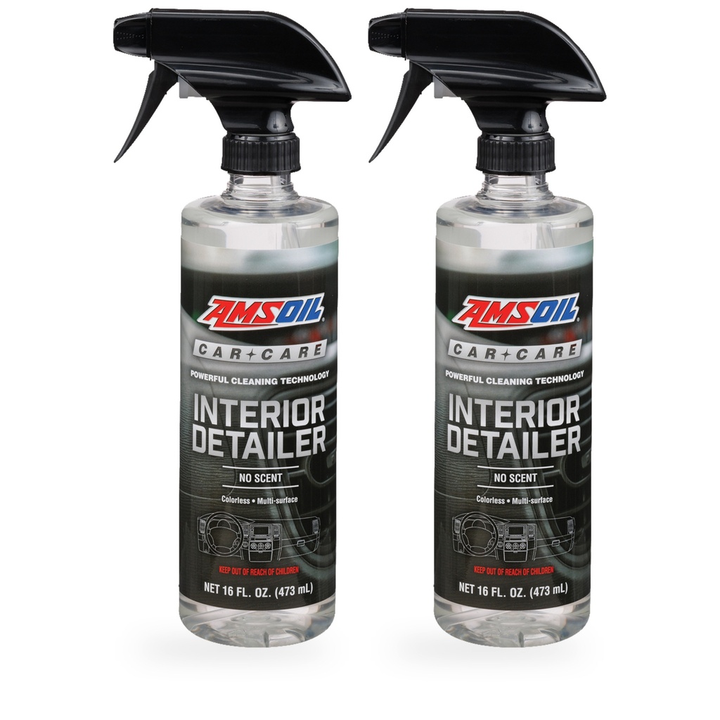Kit 2 Botellas Limpiador de Interiores Sin Aroma AMSOIL