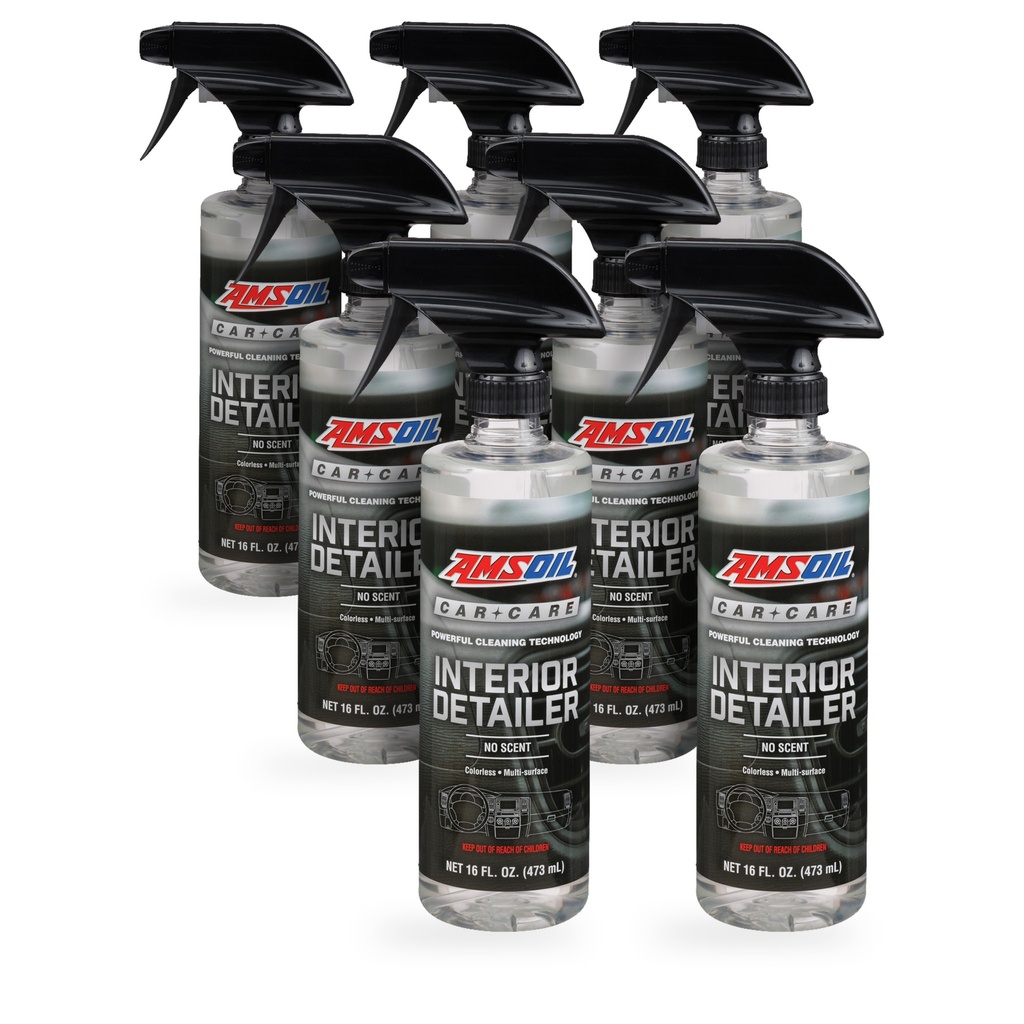 Kit 7 Botellas Limpiador de Interiores Sin Aroma AMSOIL