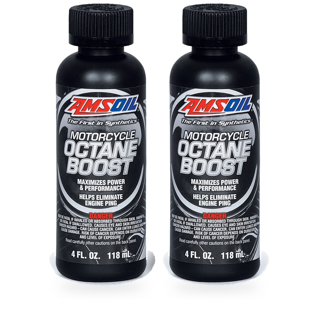 Kit 2 Botellas Aditivo Octanaje para Motocicleta AMSOIL