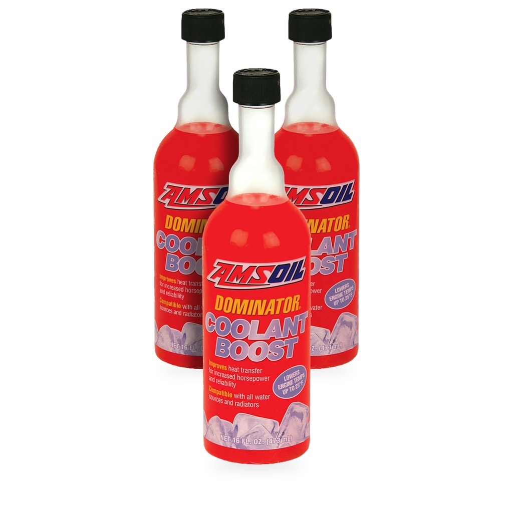 Kit 3 Botellas Aditivo para Refrigerante AMSOIL DOMINATOR Coolant Boost