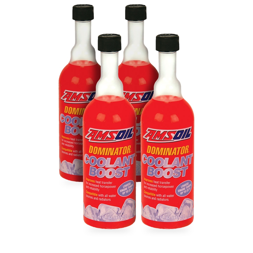 Kit 4 Botellas Aditivo para Refrigerante AMSOIL DOMINATOR Coolant Boost